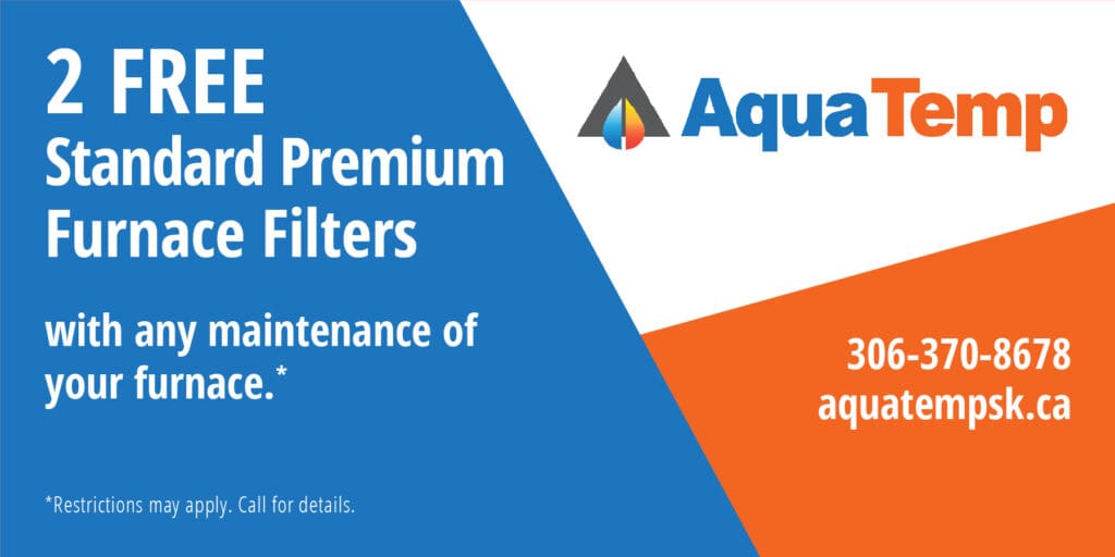 2 free standard premium furnace filters coupon.