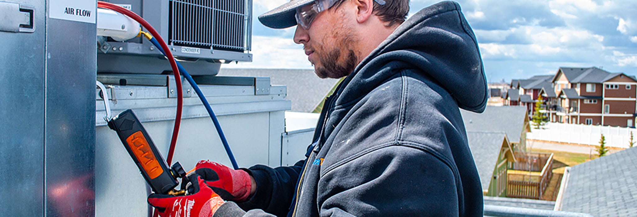 Commercial cooling service.