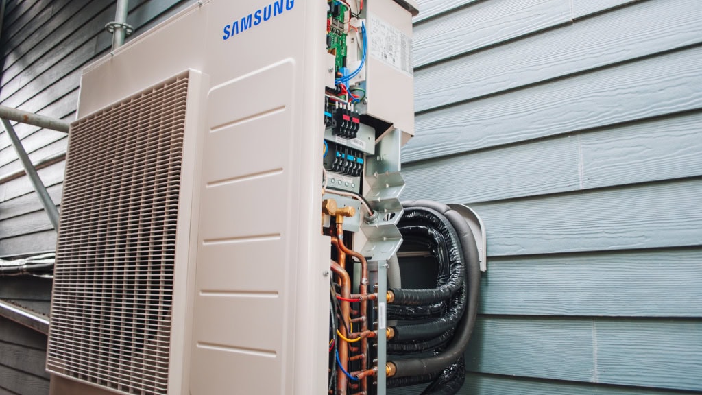 Heat pump service.