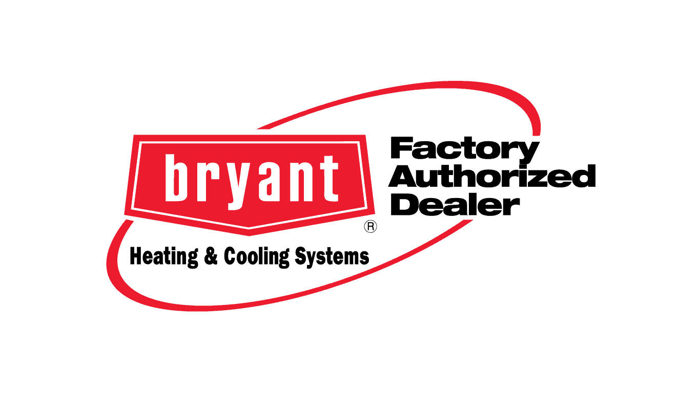 Bryant Heating & Cooling Systems logo. Given to AquaTemp for being a Factory Authorized Dealer.